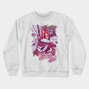 Girl and grapes Crewneck Sweatshirt